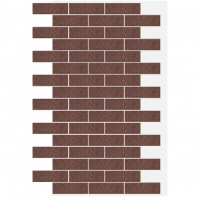 Фасадная панель АМК Кирпич однотонный 304